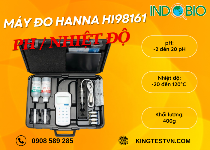 Máy đo pH/Nhiệt độ Hanna HI98161